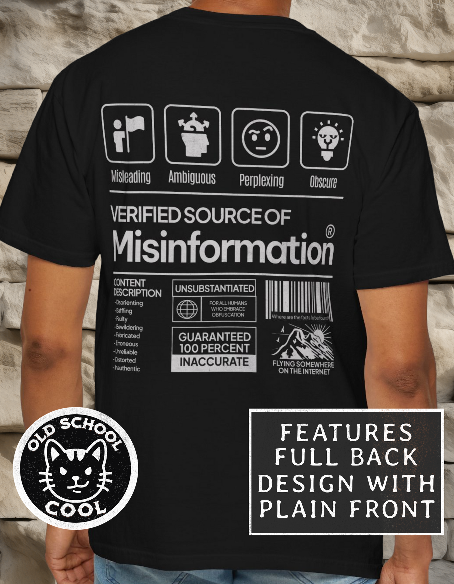 Verified Source of Misinformation T-shirt