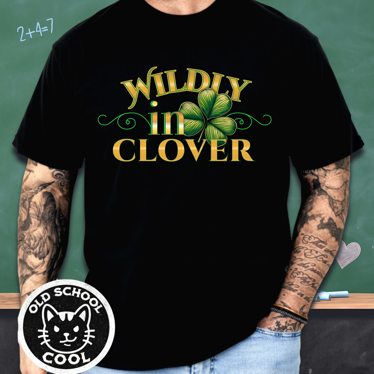 Wildly in Clover St. Patrick's Day Tee