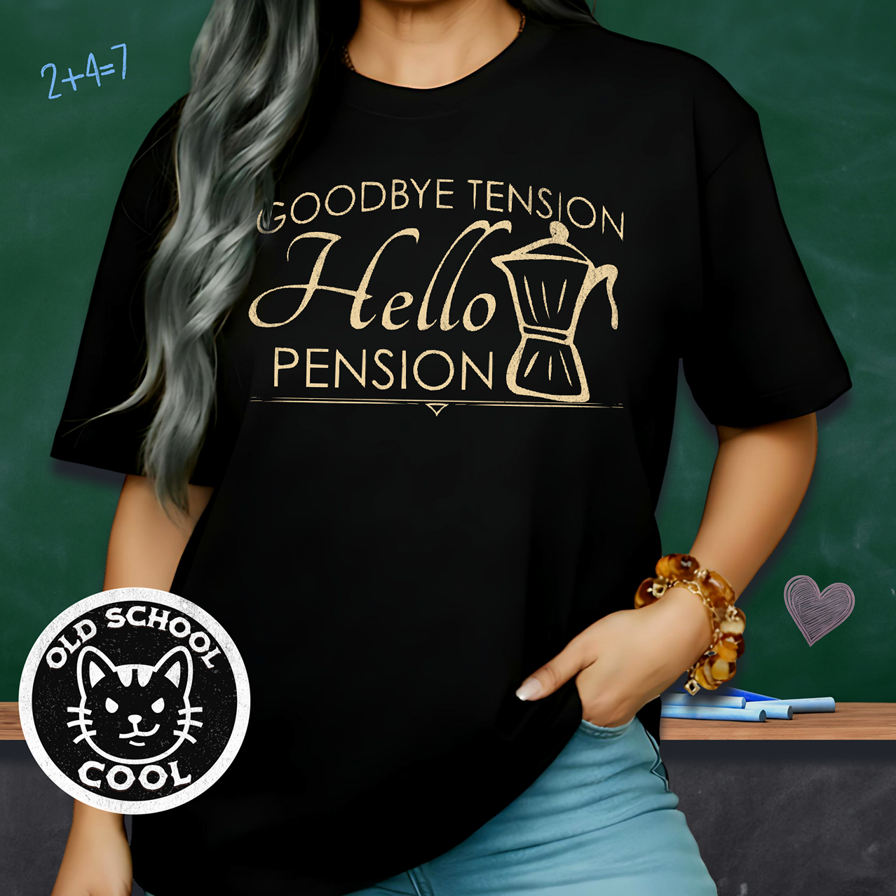 Goodbye Tension, Hello Pension Retirement Tee