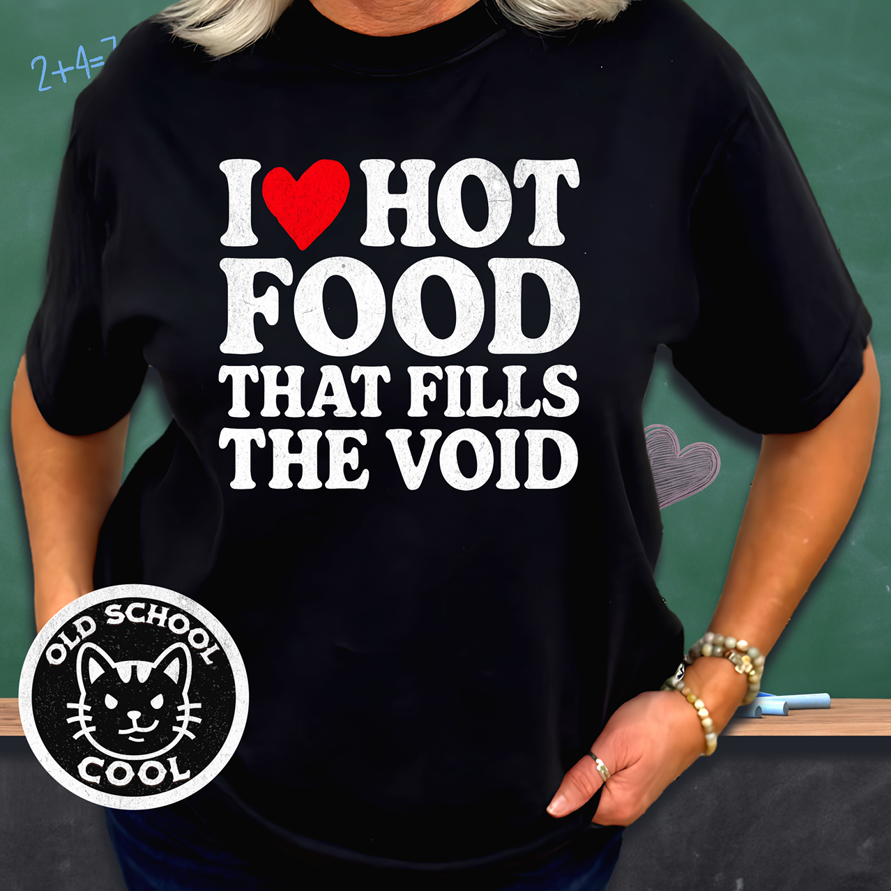 I ❤️ Hot Food That Fills the Void Tee