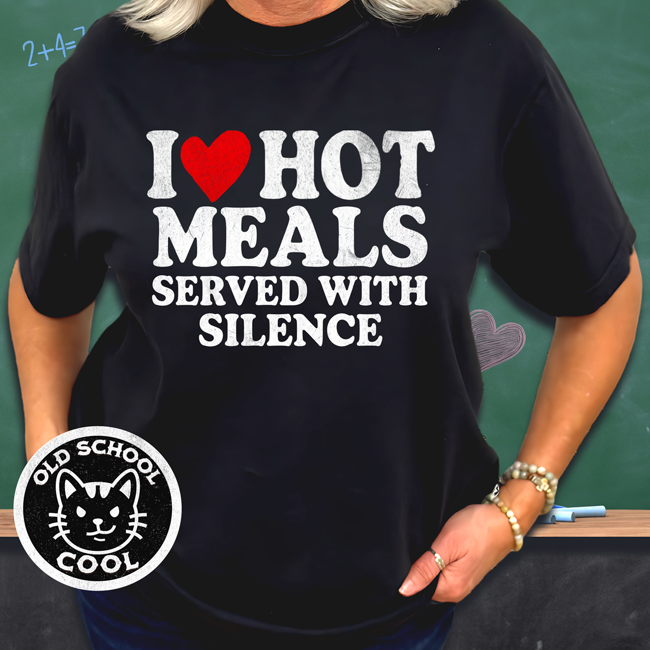 I ❤️ Hot Meals Served With Silence T-shirt