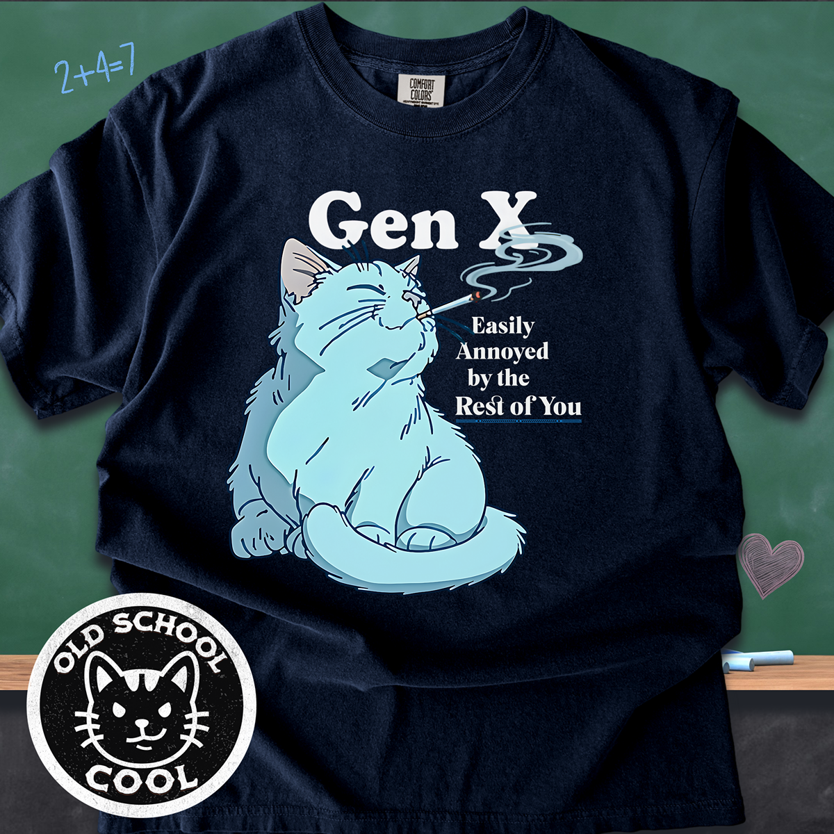 Gen X Easily Annoyed Cat Tee