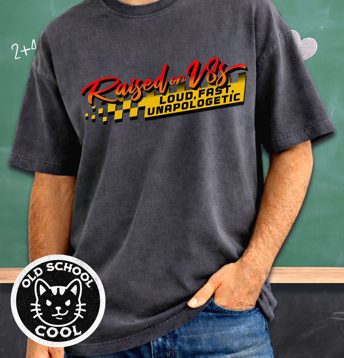 Raised on V8s Tee