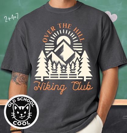 Over the Hill Hiking Club Mountain Tee