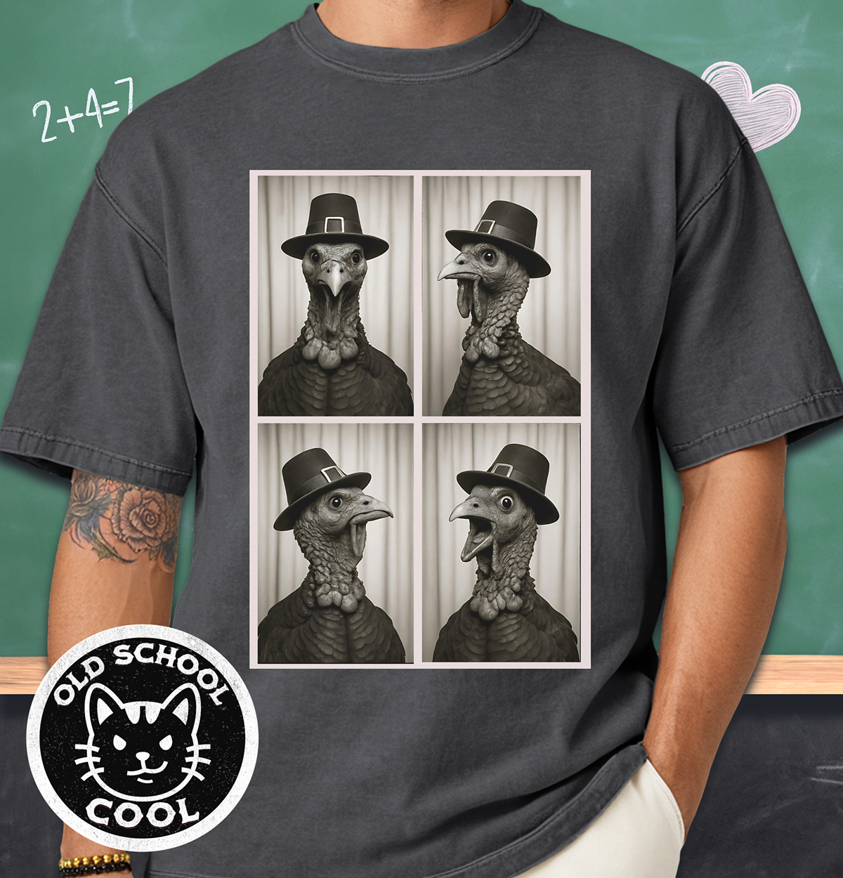 Turkey Photobooth Tee - Thanksgiving Tee