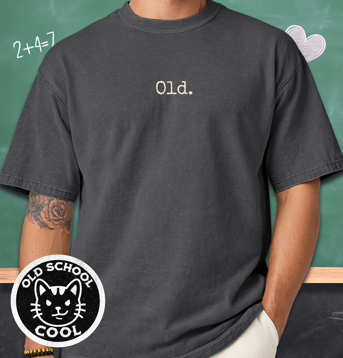 Old. Typography Tee