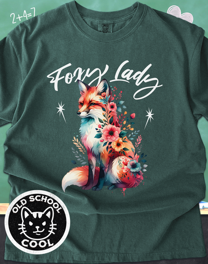 Foxy Lady Watercolor Tee