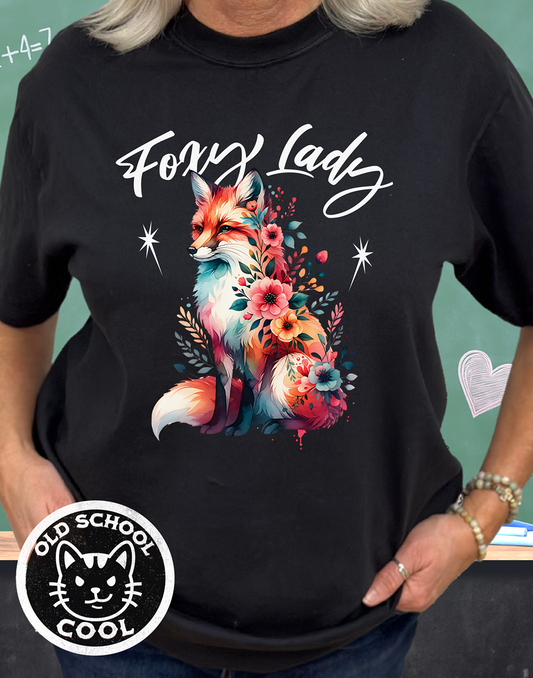 Foxy Lady Watercolor Tee