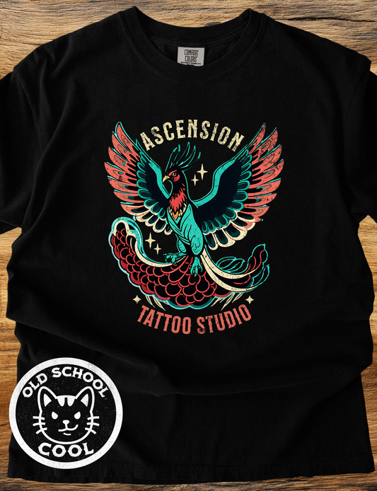 Vintage Tattoo Phoenix Rising T-Shirt