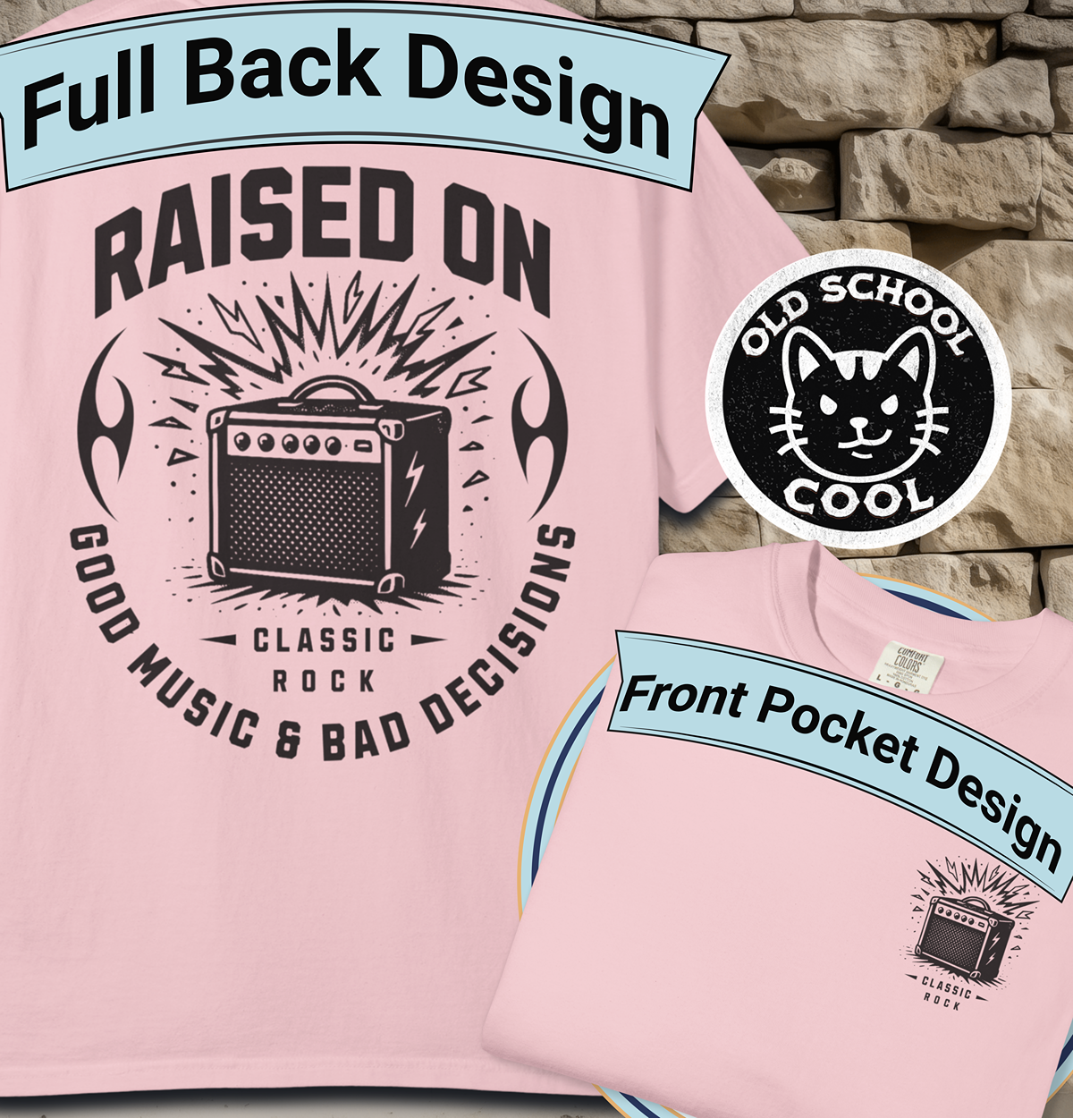 Raised on Good Music & Bad Decisions Tee