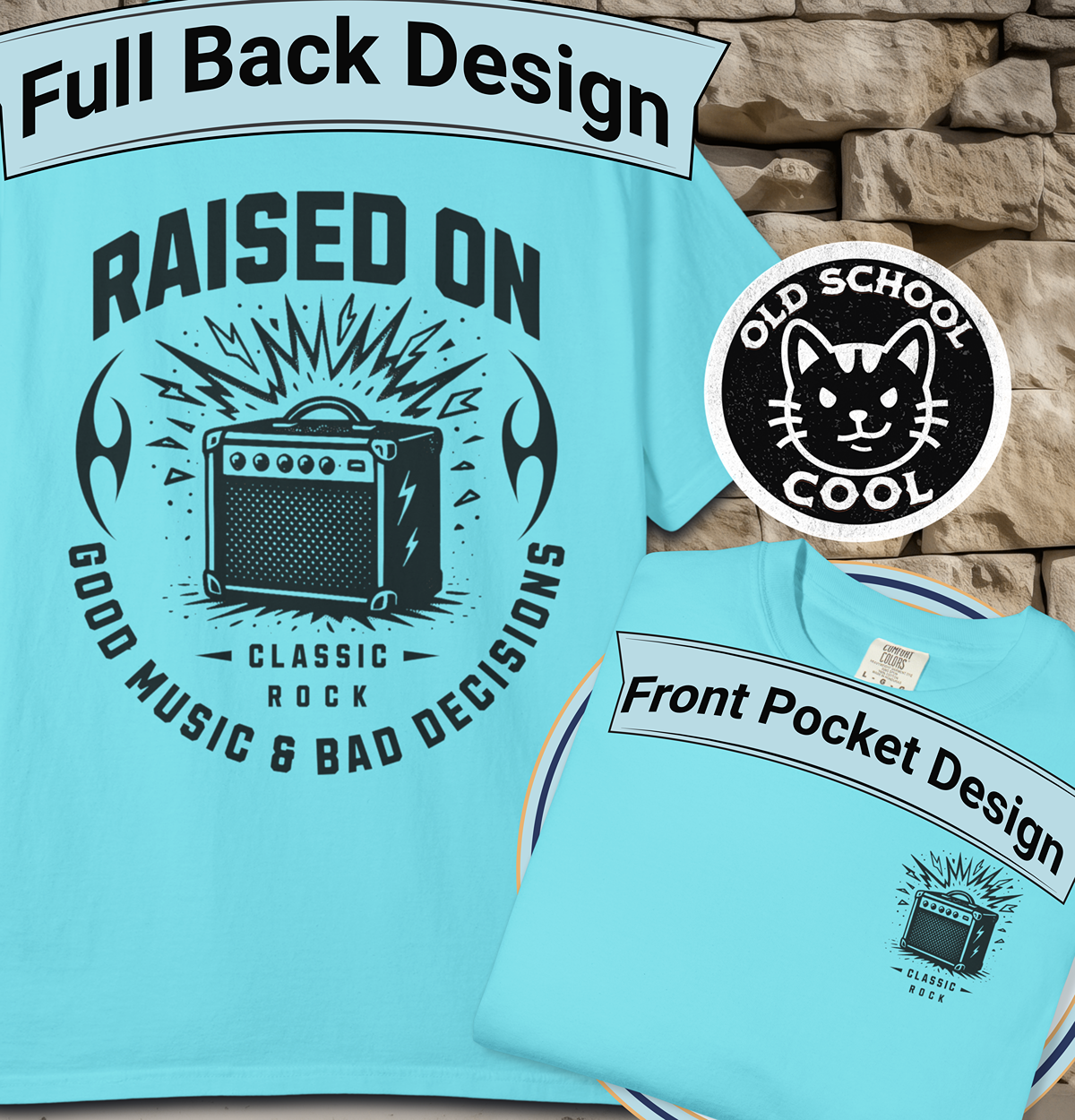 Raised on Good Music & Bad Decisions Tee