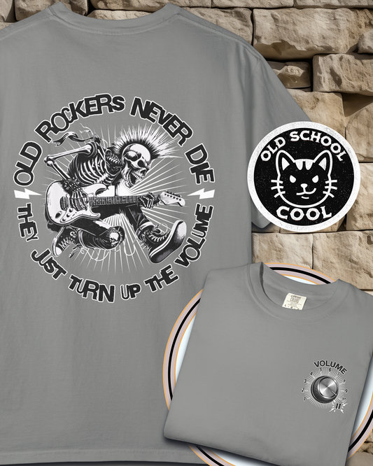 Rock Volume Tee - Back + Pocket-style Design