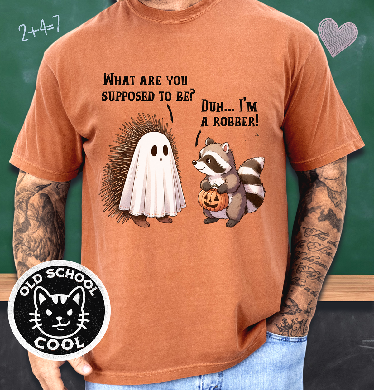 Raccoon Robber Tee - Halloween Shirt