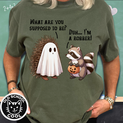Raccoon Robber Tee - Halloween Shirt