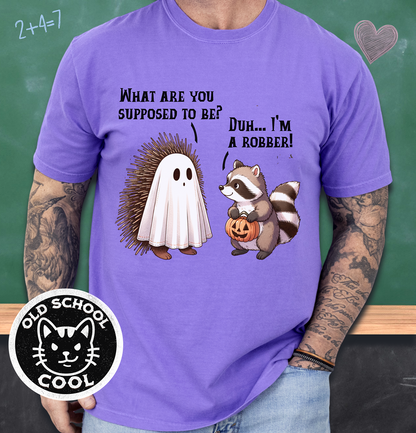 Raccoon Robber Tee - Halloween Shirt
