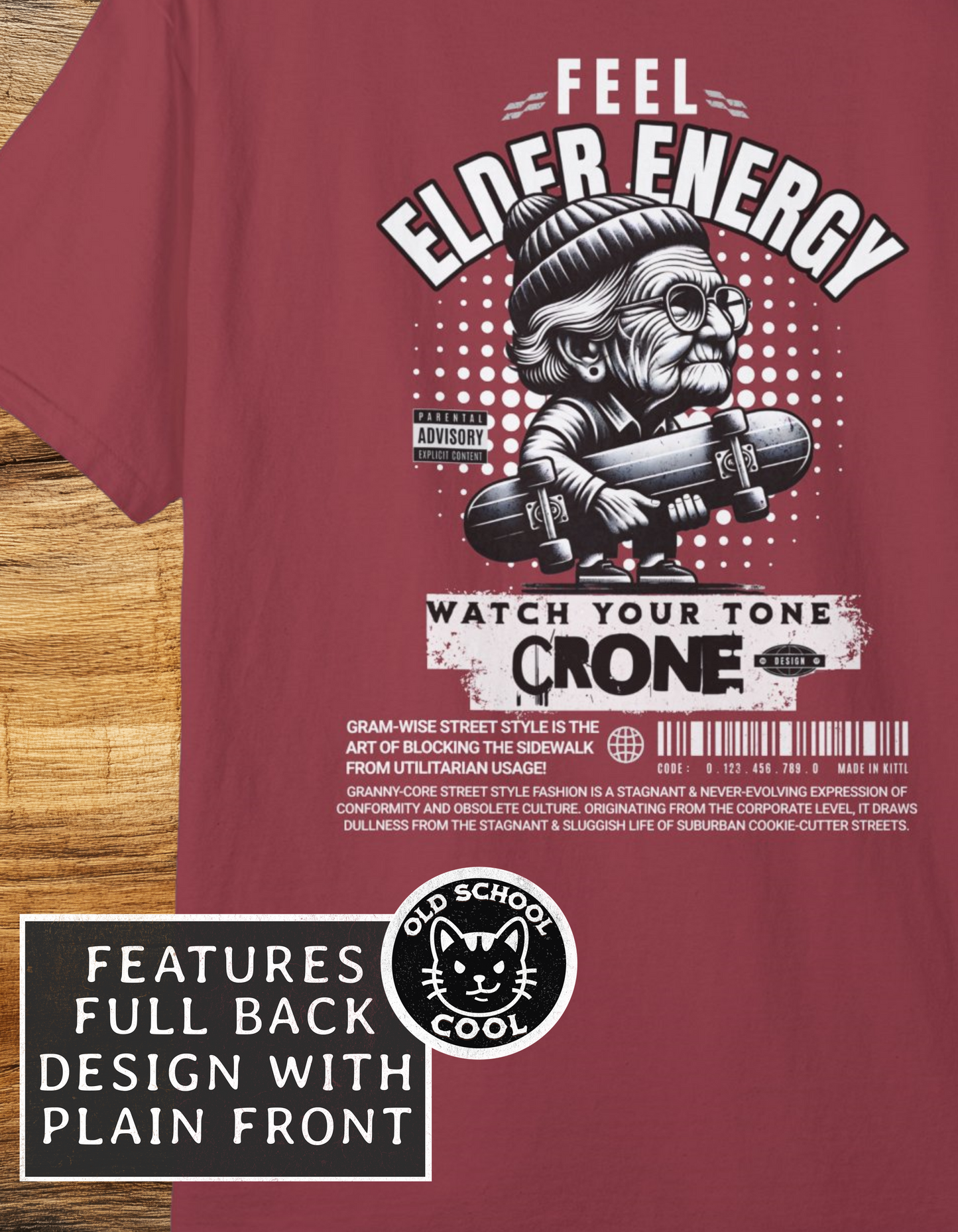 Elder Energy Streetwear T-Shirt